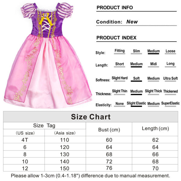 Rapunzel  Full Set Costume - Image 4