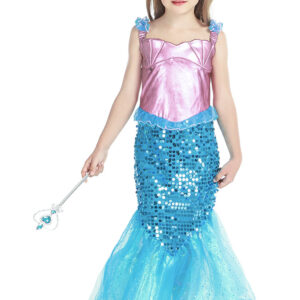 Mermaid Blue And Pink Full Set Costume