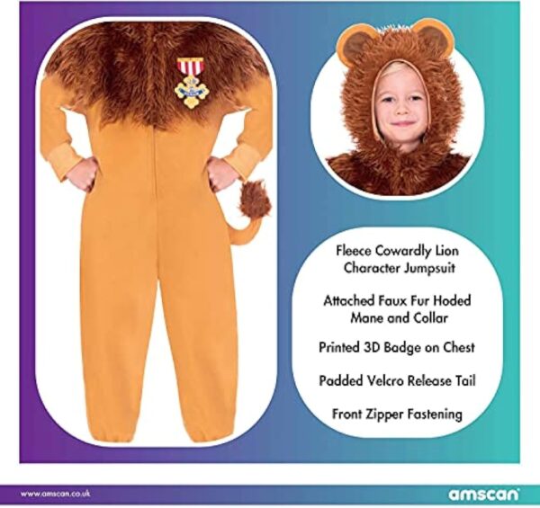 Wizard of Oz Cowardly Lion Costume - Image 2