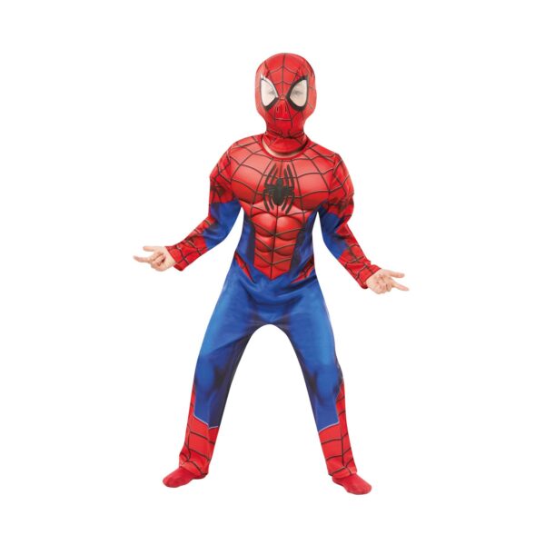MARVEL  Kids Spiderman Deluxe Costume