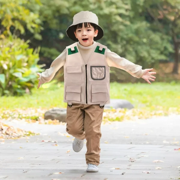 Kids Explorer Costume including Safari Vest and Hat