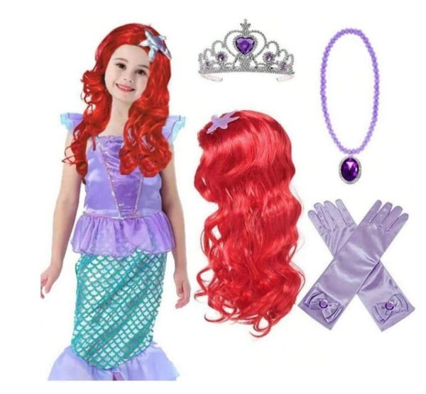 Mermaid Kids Wig  Accessories