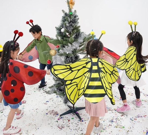 Bee-Wings for Kids with Antenna Heaband Toddler Bee Dress - Image 2