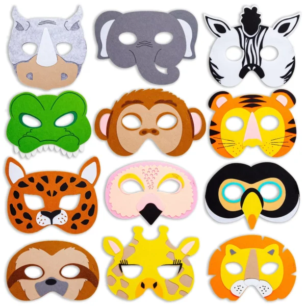 Animals Masks Pack 12pces