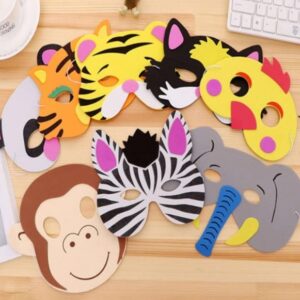 Jungle Animals MASK - 5 PCES