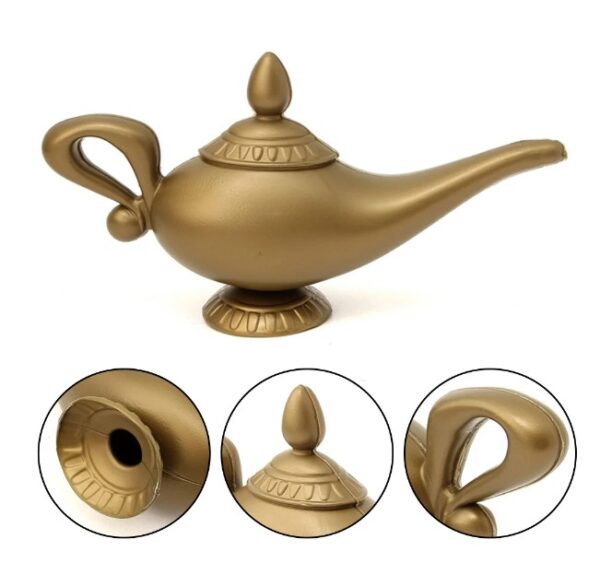 Aladdin's Gold Magic Genie Lamp.