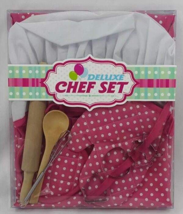 kitchen costumes for girls Toddler Apron Set Chef Role Play Costume . - Image 3