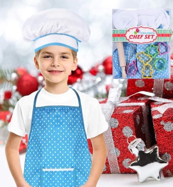kitchen costumes for Boys Toddler Apron Set Chef Role Play Costume