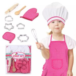 kitchen costumes for girls Toddler Apron Set Chef Role Play Costume .