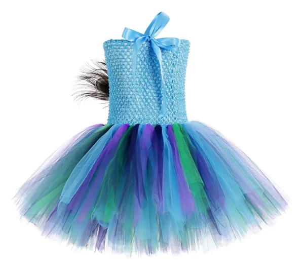 Peacock Feather Dress - Image 2