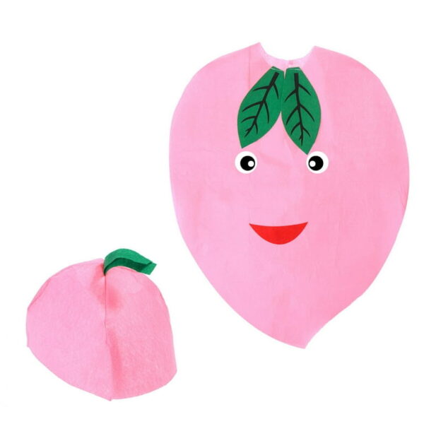 Cute Peach  Kids Fruits Costume - Image 3