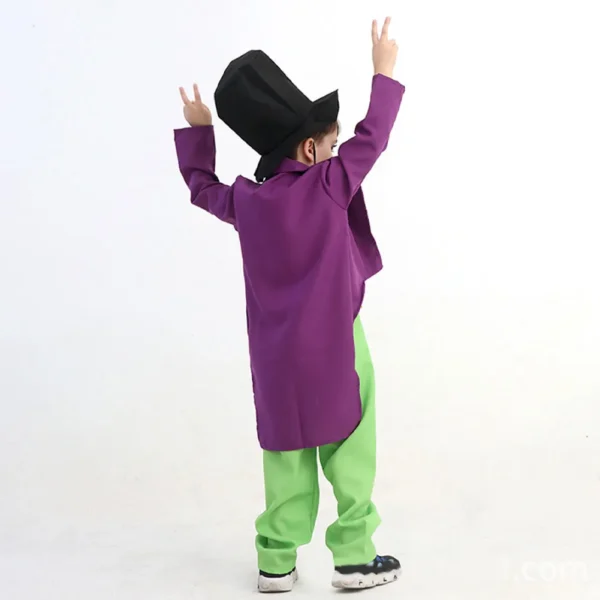Willy Wonka child costume and The Chocolate Factory storybook character - Image 3