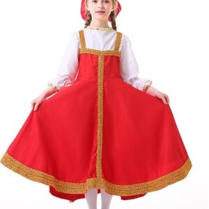 Russian Traditional Dance Dress Performance Costume .
