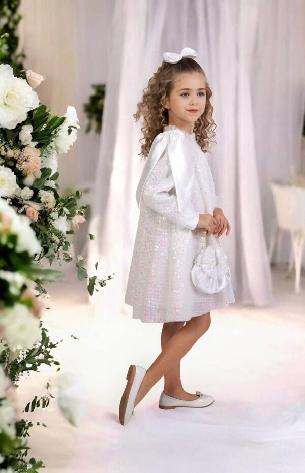 Sparkle Princess Eid dress Outfit Set - white - Image 2