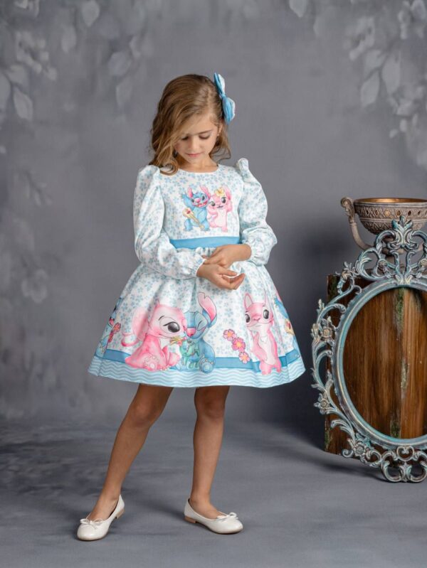 Stitch Blue Dress. - Image 3