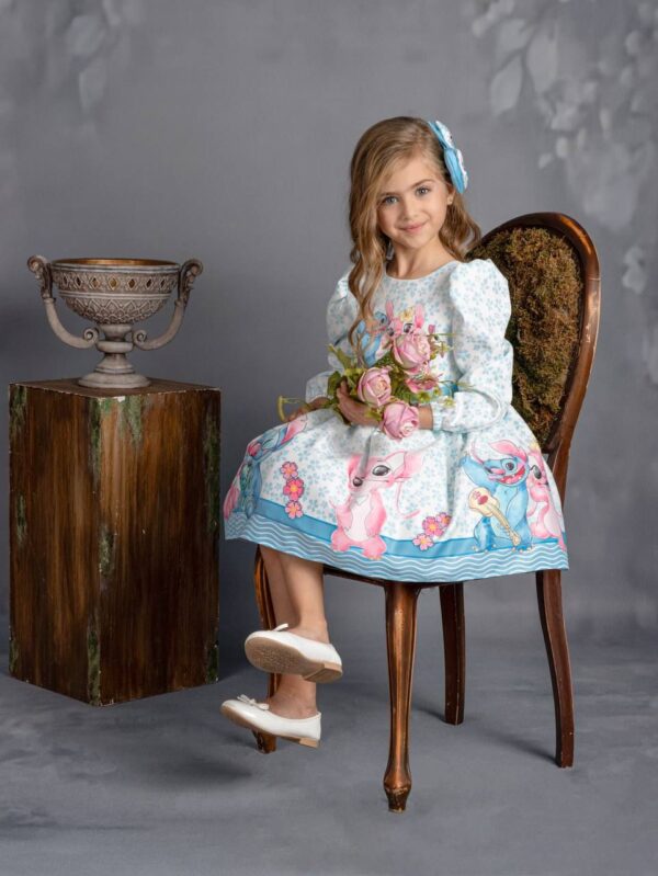 Stitch Blue Dress.